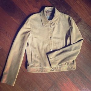Gianfranco Ferre Studio beige suede jacket